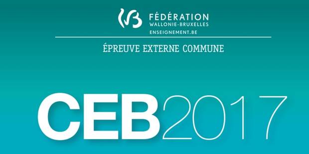 Decouvrez Ici Toutes Les Epreuves Du Ceb 2017 La Libre